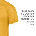 thumbnail image 2 of Augusta sportswear Boy's Attain Wicking Two Button Baseball Jersey, 2 of 7