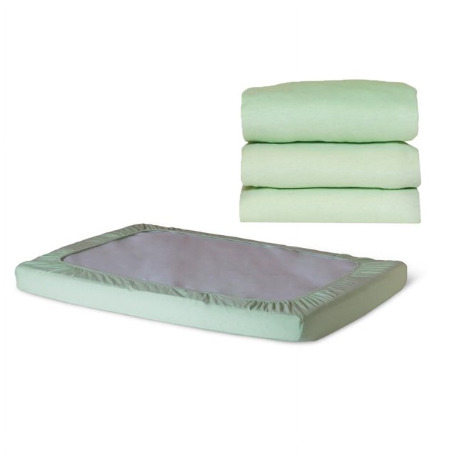 FOUNDATIONS SAFEFIT MINT COMPACT ELASTIC FITTED
