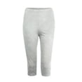 thumbnail image 4 of Birdeem Mode Décontractée Femmes Uni Extensible Dames Taille Haute Pantalon Grand Pantalons de Yoga Capris, 4 of 7