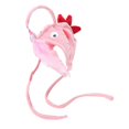 thumbnail image 1 of lionlar Funny Cat Feather Toy Head-mounted Interactive Teaser Catcher for Training Pink Dinosaur, 1 of 8