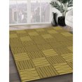 thumbnail image 3 of Ahgly Company Tapis d'Intérieur Lavables en Machine, Rectangle Transitionnel Brun Bronze Foncé, 3' x 5', 3 of 7
