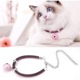 thumbnail image 1 of Collier pour Chat Fournitures Collier Cloche pour Chat avec Chaîne d'Extension Attache Collier en Nylon Accessoire de Toilettage avec Chaîne d'Extension Cloche pour Mariage (Rose), 1 of 8