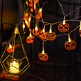 thumbnail image 2 of Halloween String Light Battery Powered High Brightness Horror Safe Long Life Scene Layout 10/20 LEDs Halloween Hanging Smiling Pu, 2 of 10