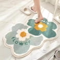 thumbnail image 4 of 40x60cm - Bath Rug Quick Drying Foot Wipe Mat Thick Absorbent Non- Floral Bathroom Carpet Machine Washable Soft Decorative Floor Mat for Home and Entryway, 4 of 4