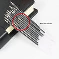 thumbnail image 1 of pitrice 100 Pieces 0.7mm Ballpoint Pen Refills Interchangeable Cartridge Replacement Stationery for School Accessories, 1 of 8
