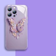 EGNMCR Phone Case Flat Pattern Glass Cover, Pattern Fashion Cute Soft TPU Shockproof Cover Phone Cover