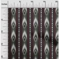 thumbnail image 1 of oneOone Cotton Flex Fabric Stripe & Geometric Ikat Decor Fabric Printed BTY 40 Inch Wide, 1 of 4