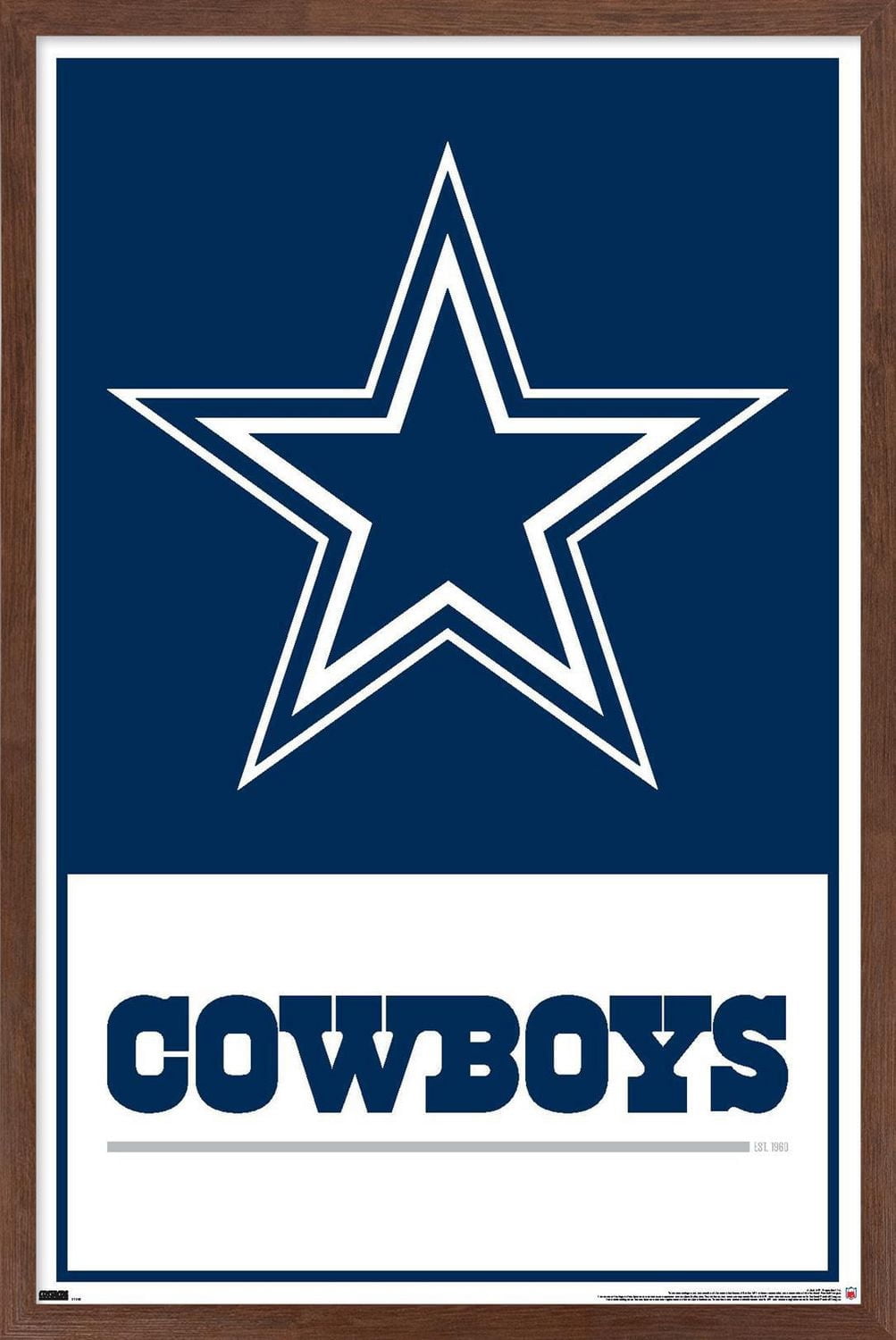 NFL Dallas Cowboys- Logo 21 Wall Poster