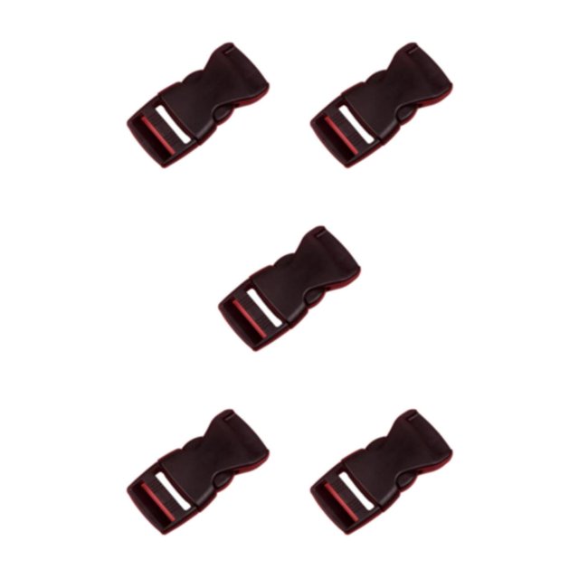 Transemion 10pcs Clasp Belt Buckles Designed To Life Easier Wherever Are Multi-Color black 5Set