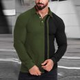 thumbnail image 2 of WEAIXIMIUNG Chemise à Col à Revers de Noël pour Homme 2025 Printemps/été Décontractée Sport Grande Taille à Agencement de Couleurs, 2 of 9