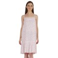 thumbnail image 1 of Bimba Nuisette en Rayonne Imprimée pour Femmes, Robe de Nuit à Bretelles Spaghetti, Nuisette Aguichant, 1 of 7