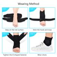 thumbnail image 4 of Ankle Brace, Black Ankle Support Brace, Ventilates Corrector Sprain Woman Man Ankle Brace Support Protection For Arthritis Recovery, 4 of 8