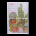 thumbnail image 4 of veasfak Stamped Cross Stitch Starter Pre-printed Cactuses - Multicolor, 11CT 43x45cm, 4 of 9