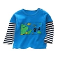 thumbnail image 1 of Yammkia T-Shirts Graphiques pour Garçons T-Shirts à Manches Longues pour Garçons - Haut Mignon et Décontracté à Manches Longues - T-Shirts Graphiques à Col Rond pour Garçons Taille 7-8 (Bleu, 7-8 Ans), 1 of 3