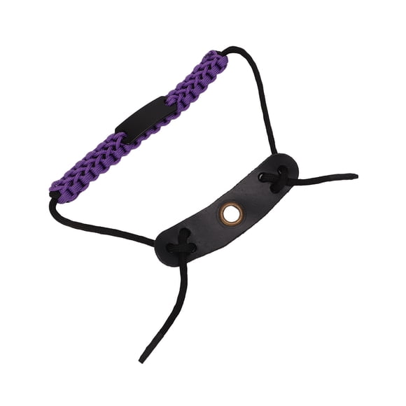 Corde de Poignet pour Tir à l'Arc, Grande Polyvalence pour Empêcher l'Arc de Tomber, Sangle de Poignet en Nylon pour Tir à l'Arc pour Tir Rouge, Orange, Noir, Violet