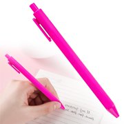 ZTTD 1-Pcs Ballpoint Pens, Comfortable Writing, Retractable Pretty Journaling, Black Ink Medium Point 1.0 mm Gift, Cute Office Supplies for Women