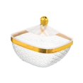 thumbnail image 4 of jifeng Countertop Fruit Bowl with Lid Fruit Basket for Kitchen Counter Fruit Snacks Square M, 4 of 9