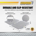 thumbnail image 3 of Guardian 2 Pack Heavy Duty Aluminum Shed Ramps, Portable Loading for Mowers, ATV, Silver, 3 of 9