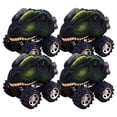thumbnail image 1 of D 4 Pack Dinosaur Pull Back Toy Car Mini Vehicle For Kids Childrens Day Gift Plastic, 1 of 1