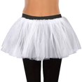 thumbnail image 2 of HXWCHs Robe Décontractée pour Filles Jupe Tutu de Danse Ballet avec Design à Triple Couche pour Performance et Pratique Blanc Taille Unique, 2 of 4