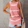 thumbnail image 5 of LSLJS Débardeurs à Col Rond pour Femmes Mode Femmes Été Ample Imprimé T-Shirt à Col Rond Manches Courtes Blouse Décontractée, 5 of 5
