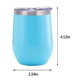 thumbnail image 3 of Wzzjkit Coffee Mug 360ml Stainless Steel Coffee Travel Mug Spill with Lid Keep Hot/Ice Coffee Tea Beer Vacuum Cup for Desktop Home Office Portable Coffee Cup, 3 of 7