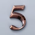 thumbnail image 1 of Self-Adhesive Modern Metal House Numbers for Door Mailbox, 7cm Height ABS Plastic Address Sign, Easy Install for Outdoor or Indoor Street Identification, 1 of 3