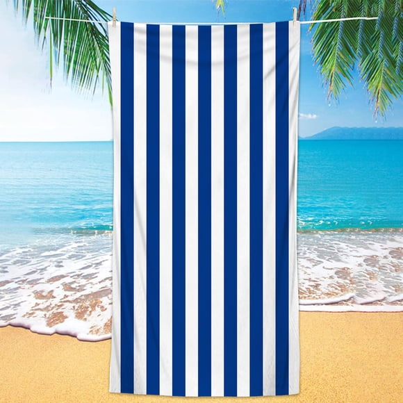 Dvkptbk Turkish Beach Towel, Thin Lightweight Microfiber Beach Towels Sand Free Quick Dry Absorbent Towel for Beach, Pool, Bathroom, Sport, Camping, Swimming, Summer Party