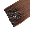 thumbnail image 4 of RKSTN Perruques Cheveux Humains Mode Cheveux Longs Extensions de Cheveux à Clip Perruque Lisse Complète Perruques Sans Colle, 4 of 4