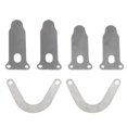 thumbnail image 1 of 6Pcs Silent Oil Free Air Compressor Pump Head Valve Plates Belt Piston Machine, 1 of 9