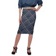 thumbnail image 1 of Moomaya Jupe Imprimée Longueur Genou pour Femmes Grande Taille Jupe en Poly Spandex, 1 of 6