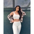 thumbnail image 3 of ORUYROP Women's 2 Piece Butt Lifting Yoga Leggings Workout High Waist Tummy Control Ruched Booty Pants, 3 of 3