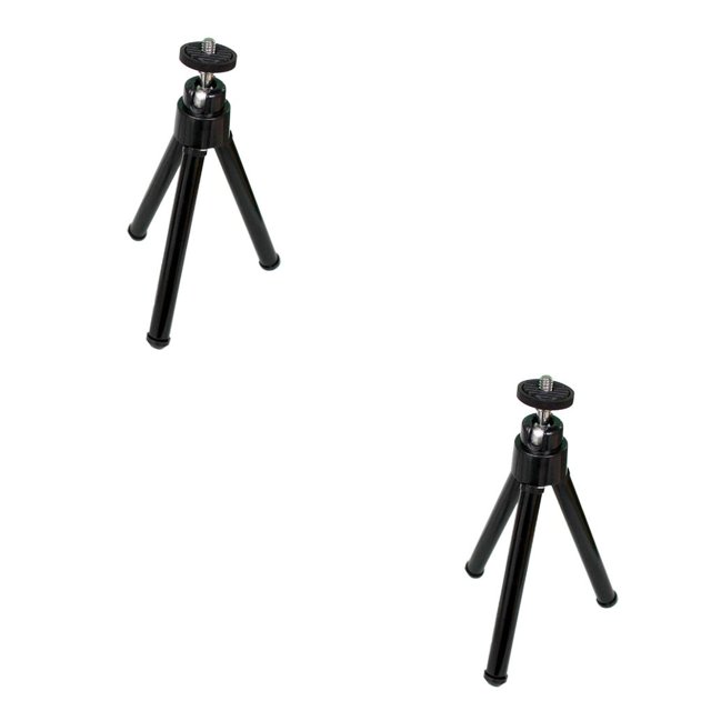 Shengyu Trépied Réglable pour Selfie?Support de Téléphone Mobile Télécommande Véritablement Sans Fil Noir 2 Ensembles