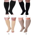 thumbnail image 4 of Decodeary Compression Socks Wide Calf Health Care Long-lasting Black Skin Color Professional Practical Long-lasting Elderly Skin Clor/Toe M, 4 of 9