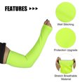thumbnail image 3 of Unique Bargains 1 Pair Reduce Joint Pain Arm Elbow Compression Sleeve M Size Fluorescent Green, 3 of 7