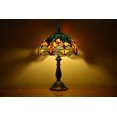thumbnail image 2 of Tiffany Style Dragonfly Table Lamp Bedside LED Desk Lamp Bedroom Stained-Glass 18.1'' Height Bronze Multi-Color, 2 of 4