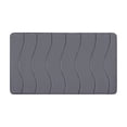 thumbnail image 2 of Fridja Washable Bathroom Mat, Memory Foam Bath Mat for Bathroom, Absorbent Bathroom Rug Non-Slip Rubber Back, 15.7''x23.6'', Dark Gray, 2 of 5