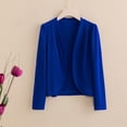 thumbnail image 2 of Timegard Cardigan for Women Plus Size Cropped Open Front Long Sleeve Fall Casual Lightweight Jackets, 2 of 3