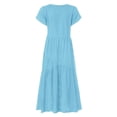 thumbnail image 4 of Robe Longue Maxi Décontractée Sans Manches pour Femmes, Soirée, Boîte de Nuit, 4 of 4