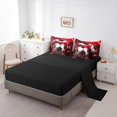 thumbnail image 3 of YST Sports Theme 7-Piece Comforter Set, Red Neon Honeycomb, Full, 3 of 4