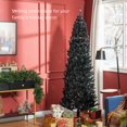 thumbnail image 4 of HOMCOM 7FT Artificial Christmas Tree with Automatic Open for Home Black, 4 of 10