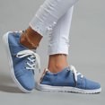thumbnail image 4 of LSLJS Grandes Chaussures pour Femmes à Lacets à Bout Rond Décontractées Légères en Toile Bonbon Type Planche/chaussures de Sport, Chaussures Plates, 4 of 4