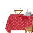 thumbnail image 3 of Nappe En Coton (132 X 183 Cm) (Flocons De Neige), 3 of 3