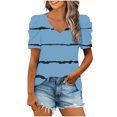 thumbnail image 1 of Birdeem Blouses pour Femmes Mode Décontractée Manches Courtes T-Shirt Ample Blouse Tops, 1 of 12