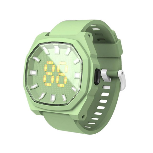 F1 Electronic Watch Waterproof Decorative 3D LED Large Screen Fashion Children Rhombus LED Digital Watch for Outdoor