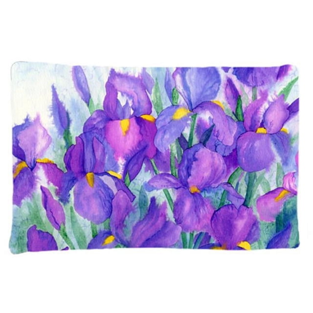 Carolines Treasures IBD0256PILLOWCASE Tissu Iris Violet Taie d'Oreiller Standard
