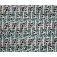 thumbnail image 4 of oneOone Polyester Lycra Fabric Leaves & Floral Block Fabric Prints By Yard 56 Inch Wide, 4 of 4
