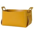 thumbnail image 2 of AMERTEER Storage Basket Leather Organizer Holder Container Box Cosmetic Decoration, 2 of 9