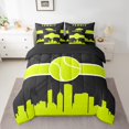 thumbnail image 2 of Lit de jeu pour garçons YST dans un sac, Thème sport, 7 Pcs, Tennis, Format Twin, 2 of 4