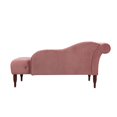 thumbnail image 3 of Samuel Tufted Roll Arm Chaise Lounge Ash Rose, 3 of 16